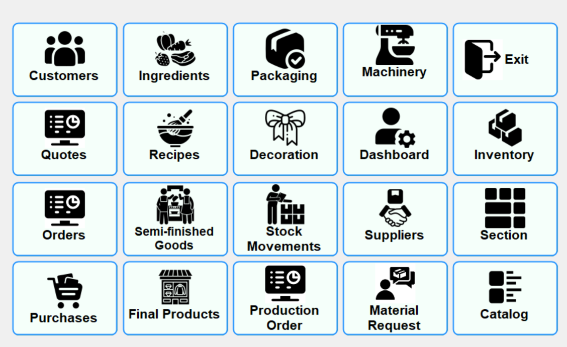 Professional Management Interface